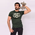 Army green t-shirt