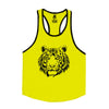 Leopard Tiger yellow tank top