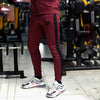 burgundy Trouser with black panel