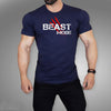 Beast mode navy blue t-shirt