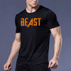 Beast orange  printed T-shirt