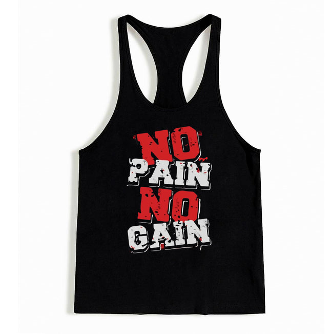 no pain no gain performance tank top
