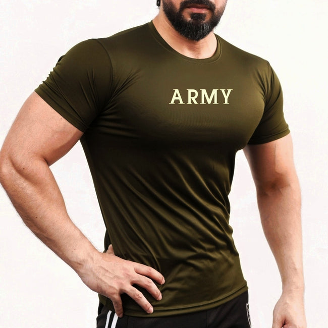 Olive green Army tee
